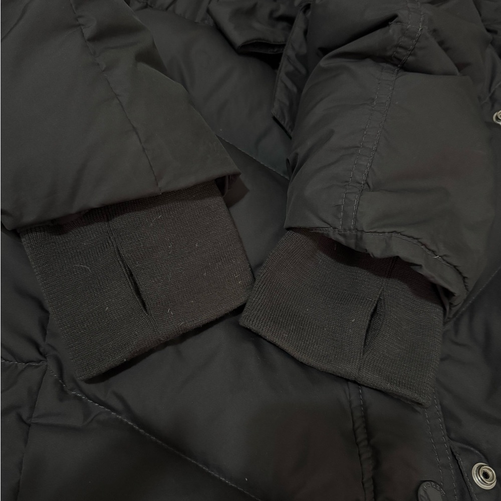 J Crew Women’s Dark Gray Full Length Puffer Jacket Medium - Picture 12 of 16